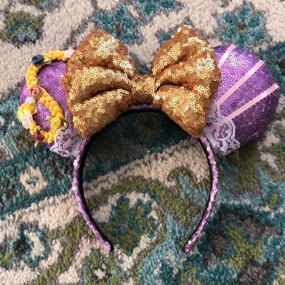 Disney Accessories - Tangled Rapunzel Sequin Minnie Ears